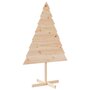 Voir la diapositive 2 : VIDAXL Arbre de Noël en bois pour decoration 150 cm bois massif