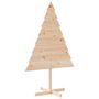 Voir la diapositive 2 : VIDAXL Arbre de Noël en bois pour decoration 150 cm bois massif