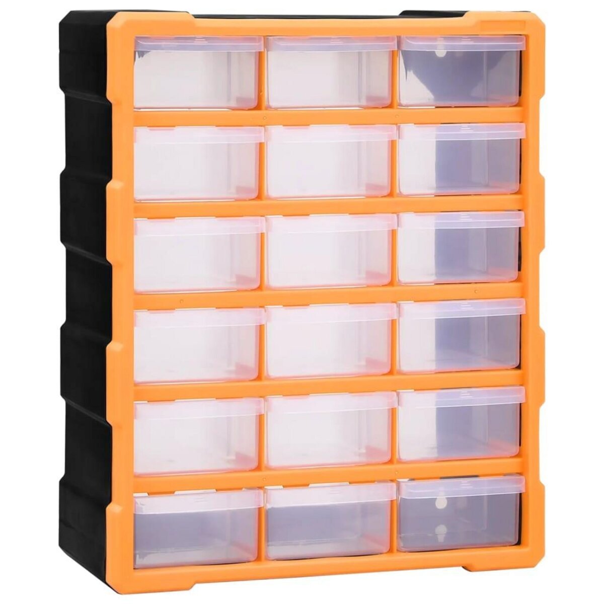 VIDAXL Organisateur multi-tiroirs avec 18 tiroirs centraux 38x16x47 cm