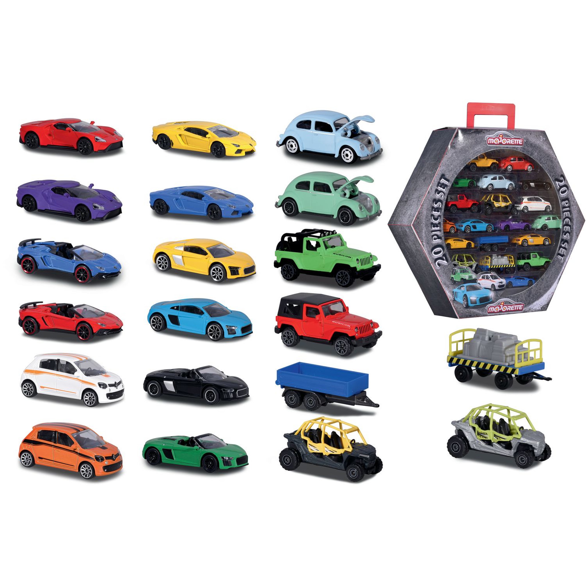 SMOBY Set de 20 voitures Majorette 1/64