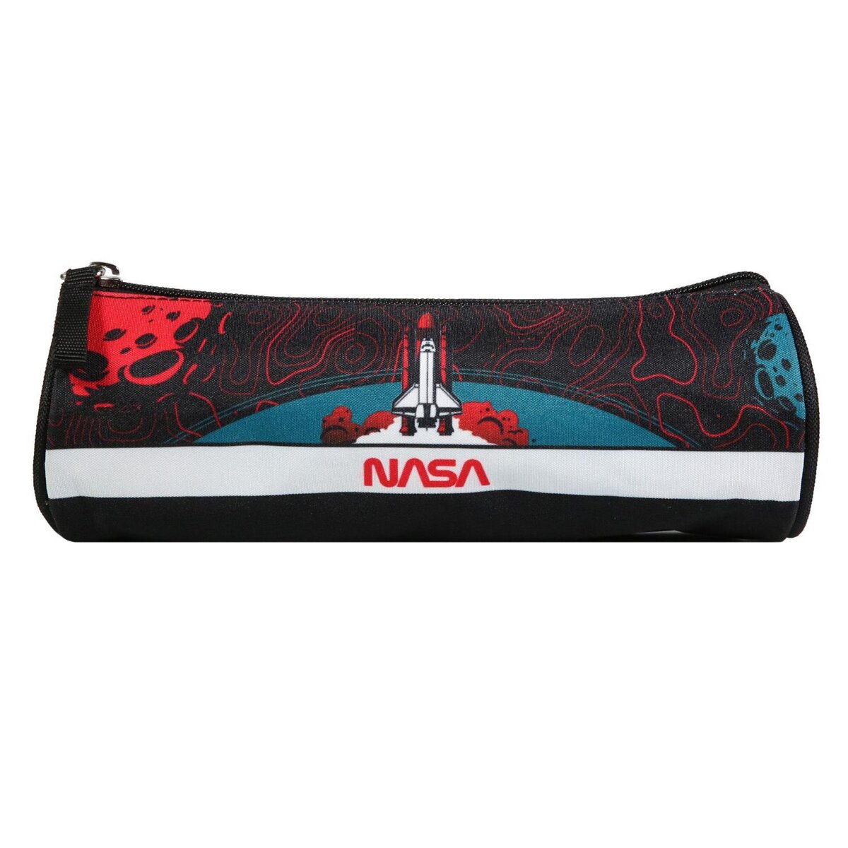 Bagtrotter BAGTROTTER Trousse scolaire ronde Nasa Rouge