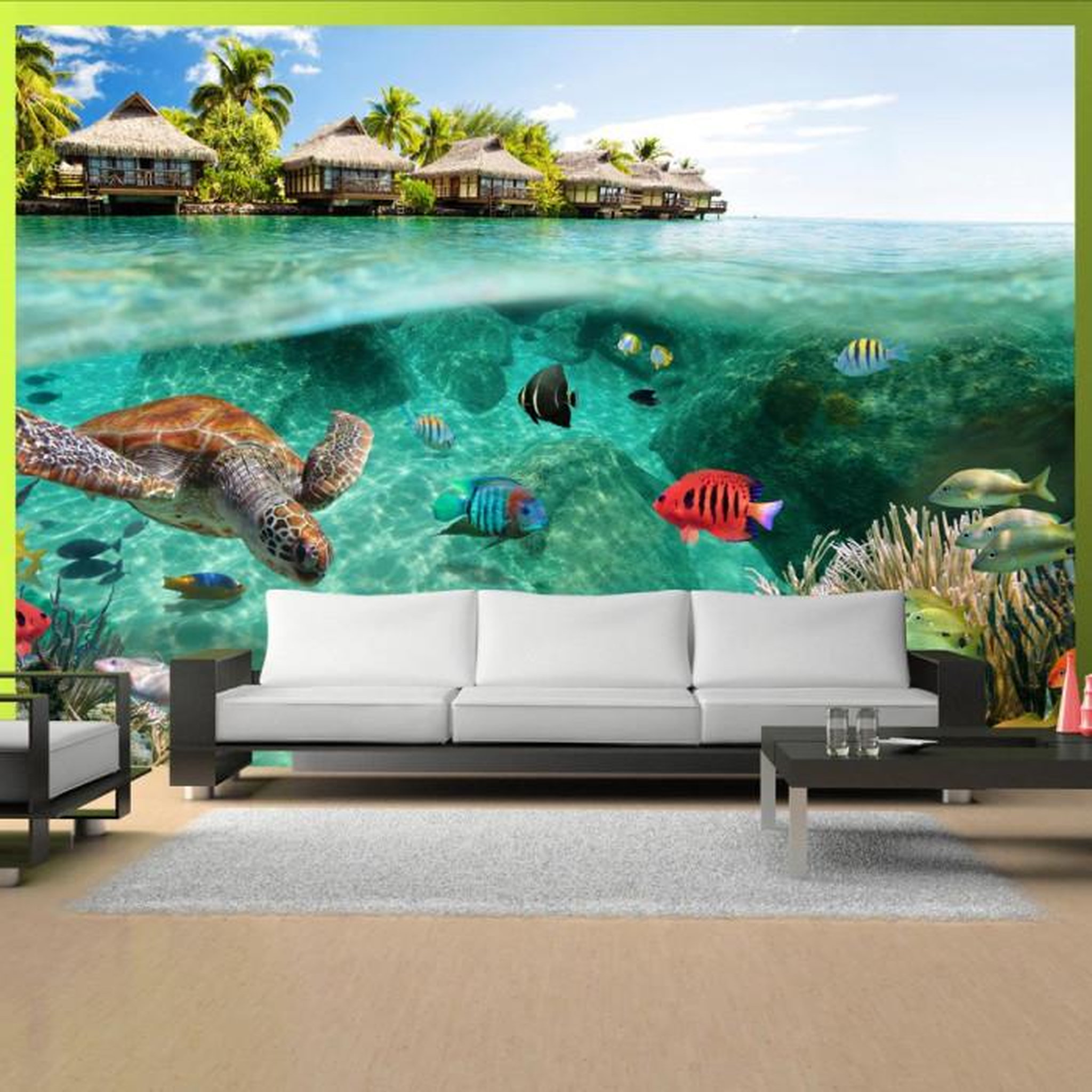 Paris Prix Papier Peint  Under the Surface of Water. Coloris disponibles : Multicolore