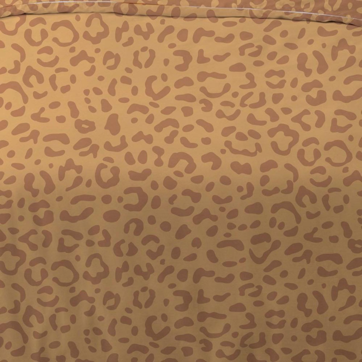Dourev Housse de couette 140x200 Leopi + 1 taie 100% coton