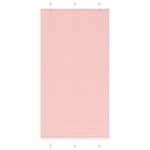 VIDAXL Store plisse rose 105x200 cm largeur du tissu 104,4cm polyester