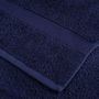 Voir la diapositive 6 : VIDAXL Serviettes d invité de qualité sup. SOLUND 4 pcs bleu marine
