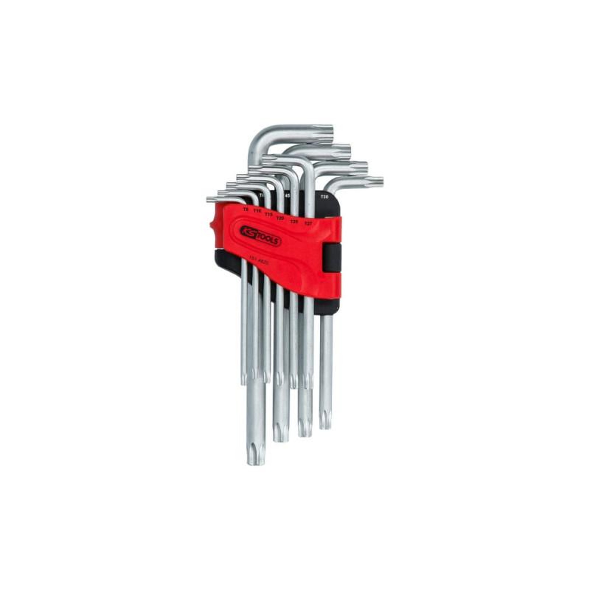 Ks Tools Jeu de 10 clés coudées torx avec alésage ks tools - 151.4820