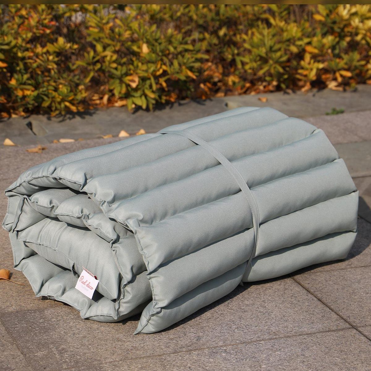 RED DECO Lot de 2 matelas bain de soleil 180cm olive - 2x sormiou olive