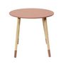 Voir la diapositive 3 : Paris Prix Lot de 2 Tables Gigognes  Bicolore  48cm Rose