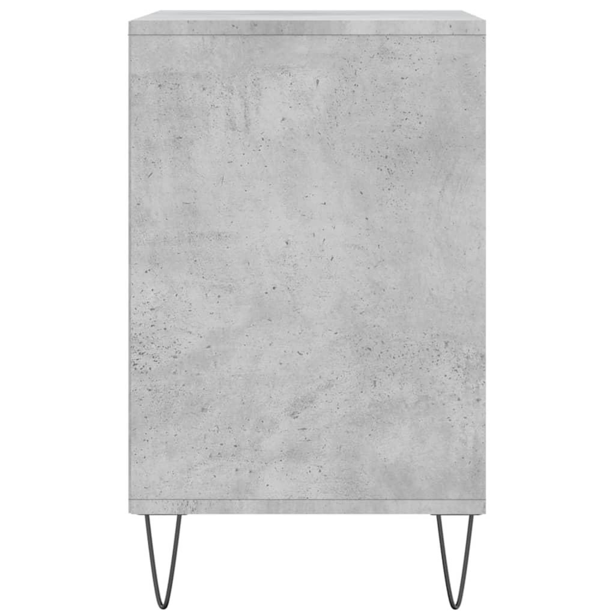 Voir la diapositive 5 : VIDAXL Armoire a chaussures Gris beton 102x36x60 cm Bois d'ingenierie