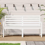 Voir la diapositive 1 : VIDAXL Banc de jardin blanc 159,5x48x91,5 cm bois massif de pin