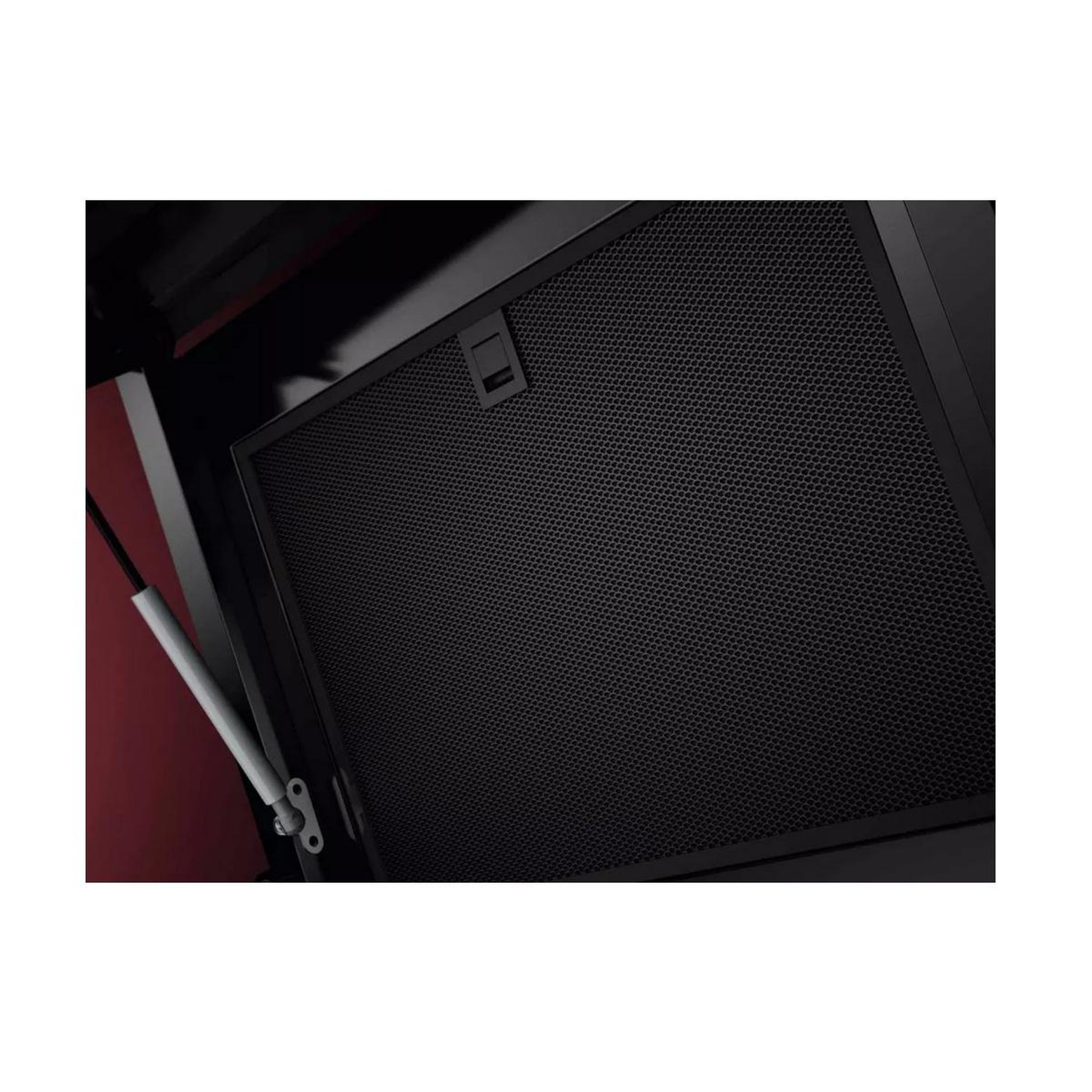Voir la diapositive 5 : AEG Hotte décorative inclinée 90cm 760m3/h noir - gv77d91st