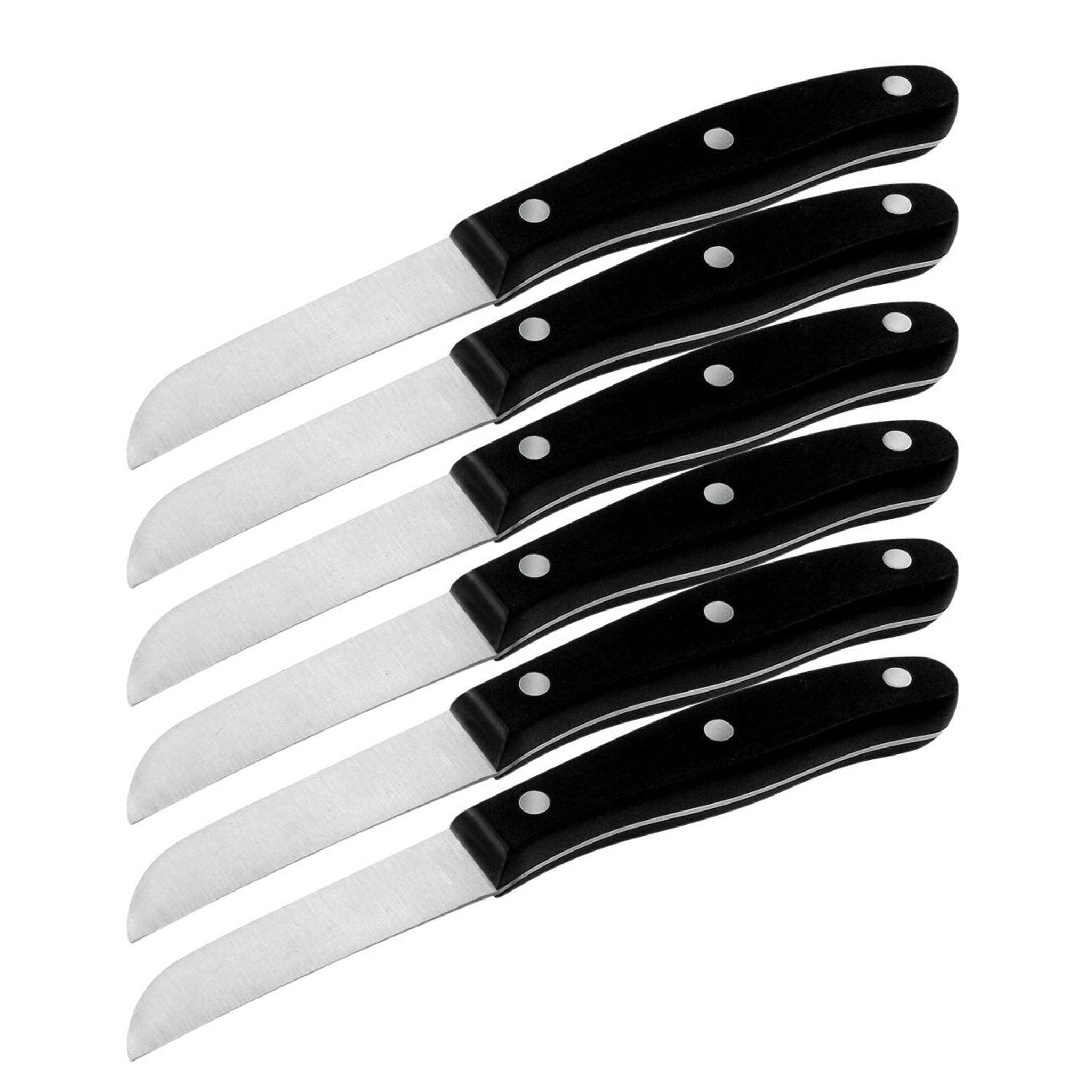 NIROSTA Ensemble de 6 couteaux à légumes 20 cm nirosta fit