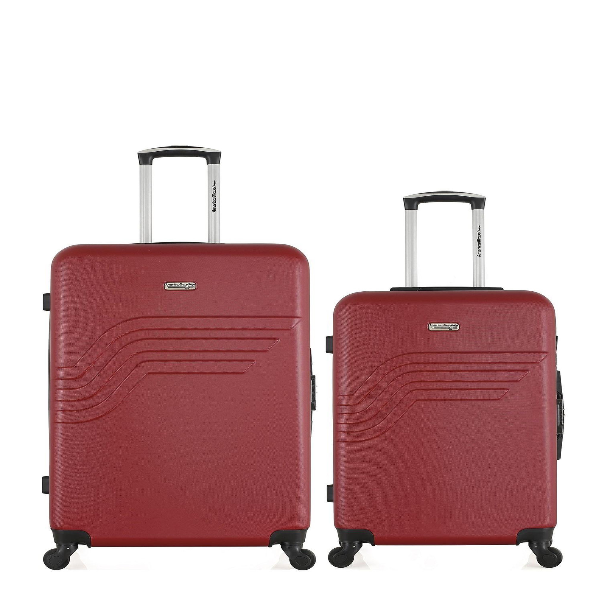 AMERICAN TRAVEL AMERICAN TRAVEL - Lot de 2 - Valises grand format et weekend QUEENS