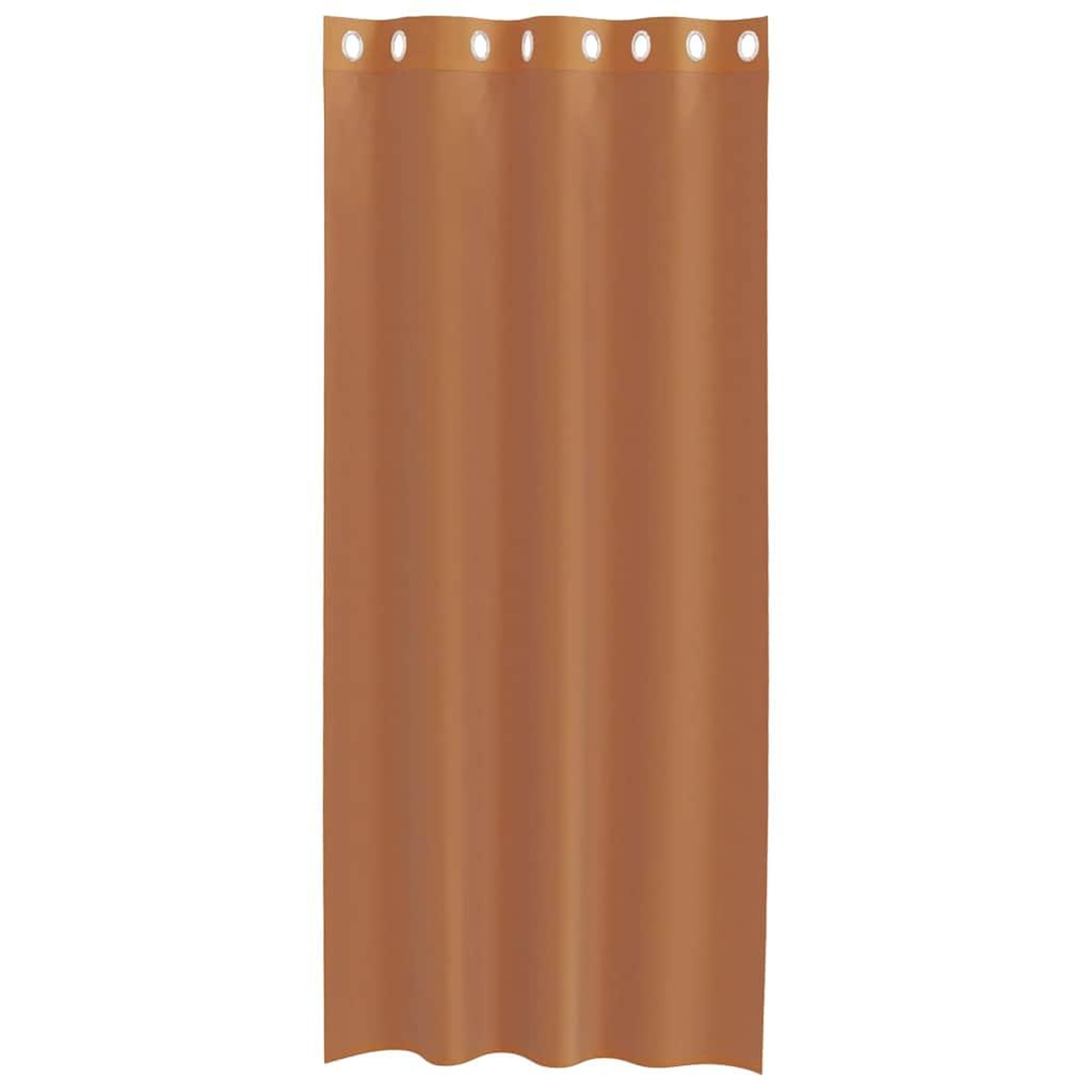 Voir la diapositive 4 : VIDAXL Rideaux en voile avec œillets 2 pcs terre cuite