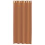 Voir la diapositive 4 : VIDAXL Rideaux en voile avec œillets 2 pcs terre cuite