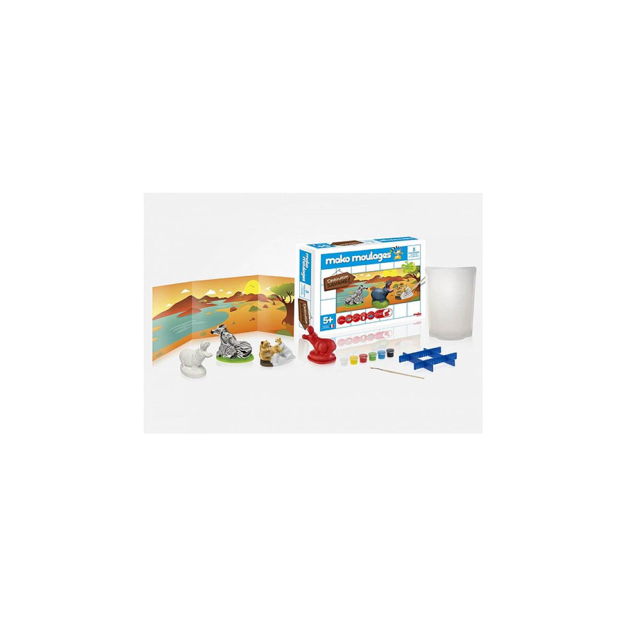 Mako Creations Destination savane, coffret 6 moules