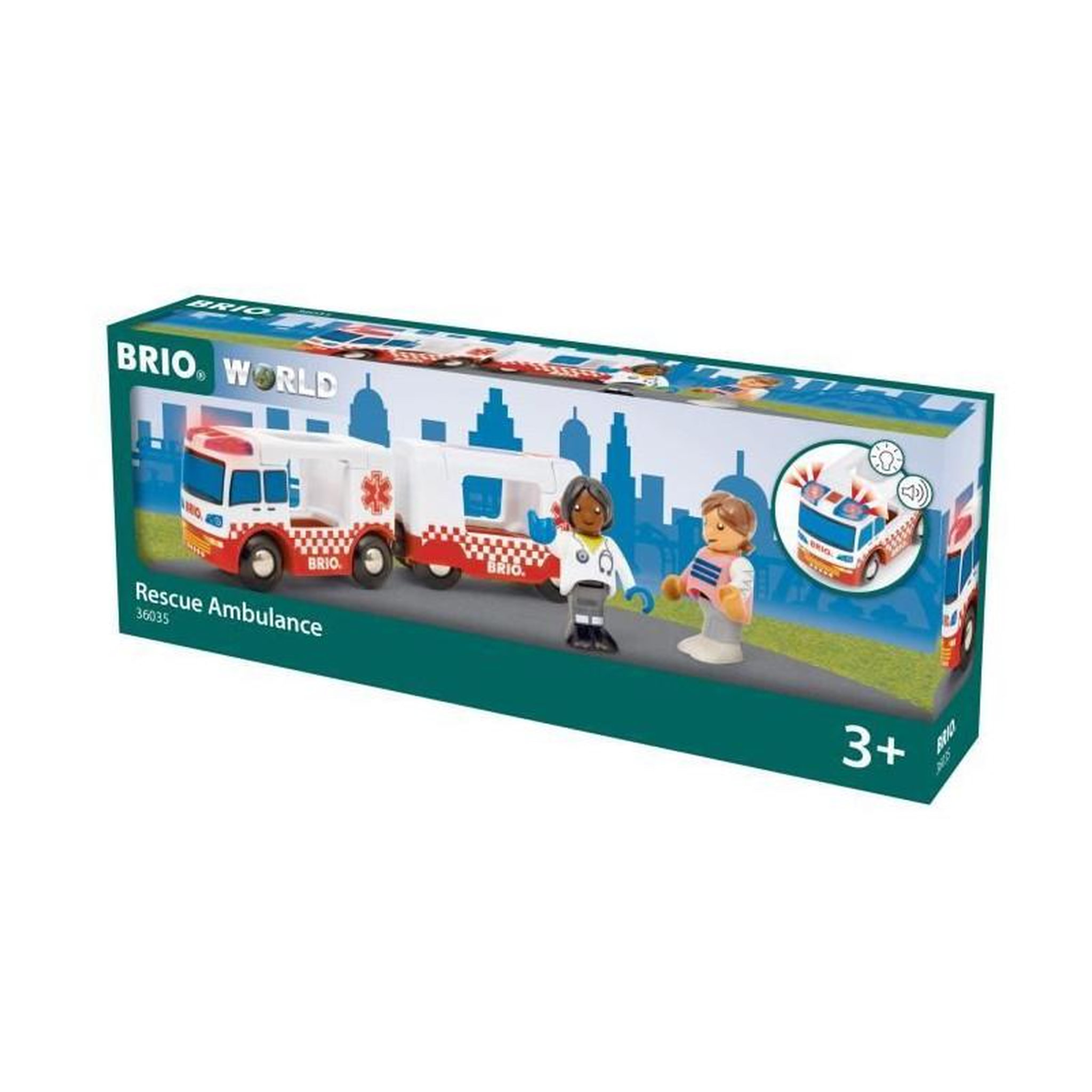 Voir la diapositive 6 : Brio 36035 Camion ambulance Son et lumiere - Nouvelle edition