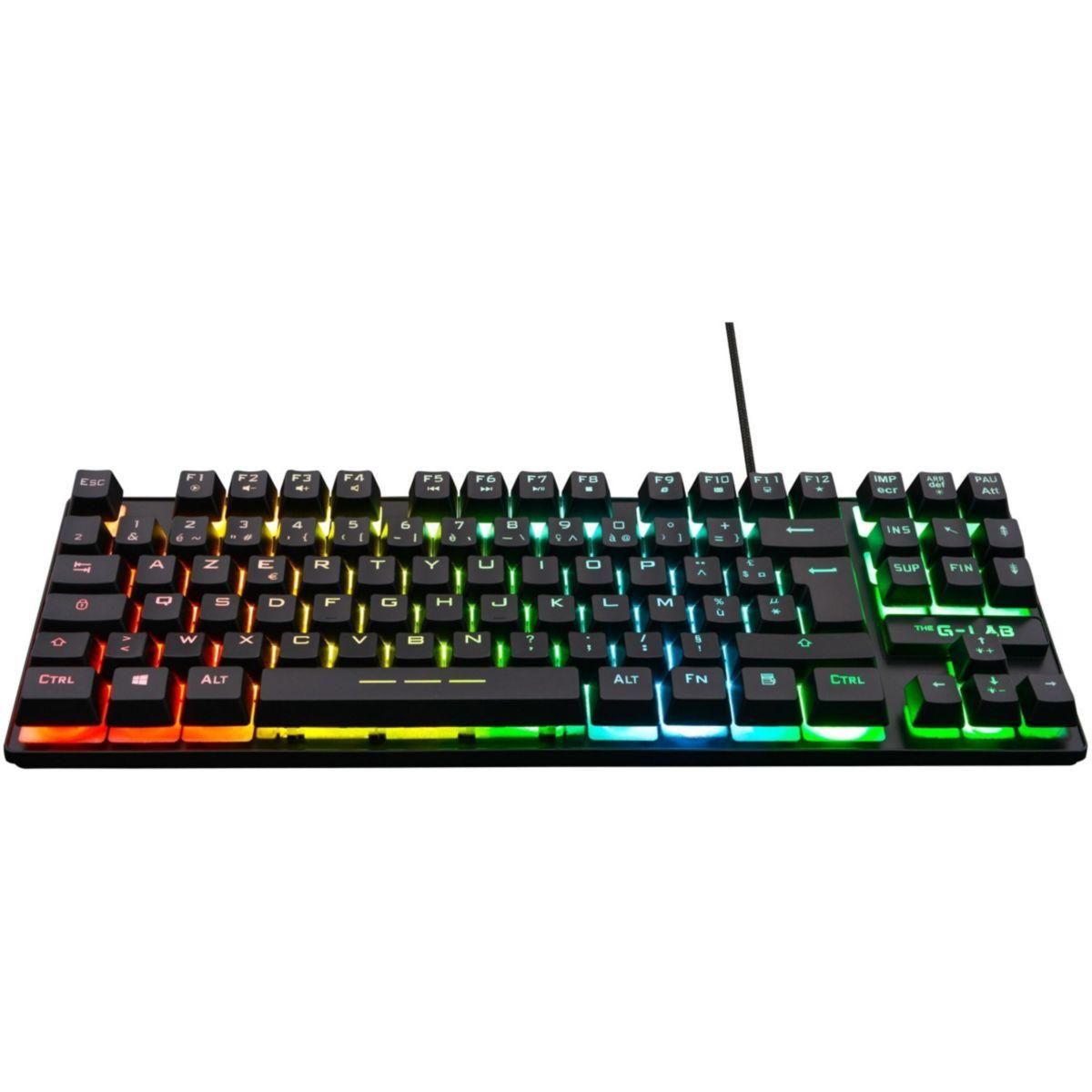 THE G-LAB Clavier gamer KEYZ CAESIUMTKL FR