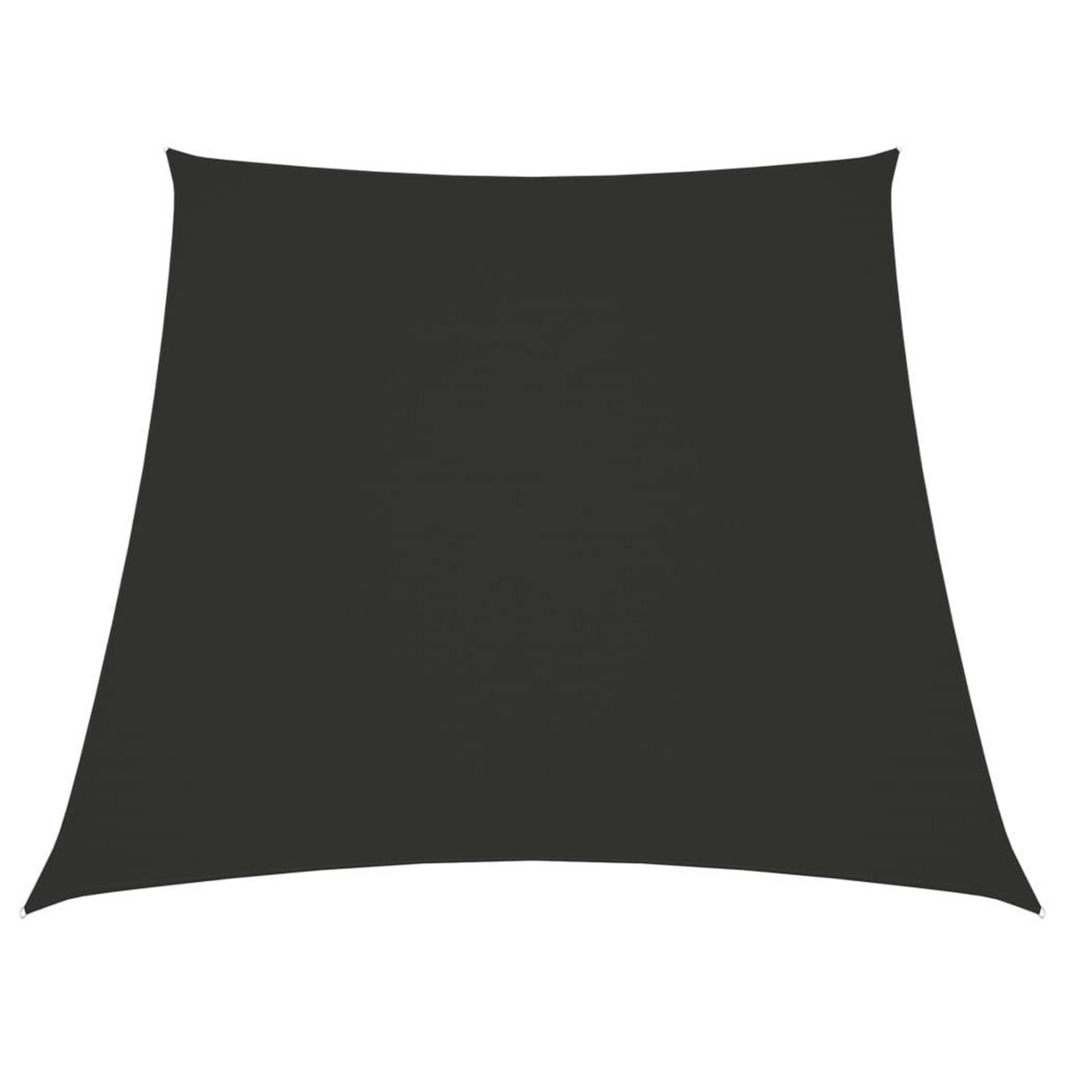 VIDAXL Voile de parasol Tissu Oxford trapeze 3/5x4 m Anthracite