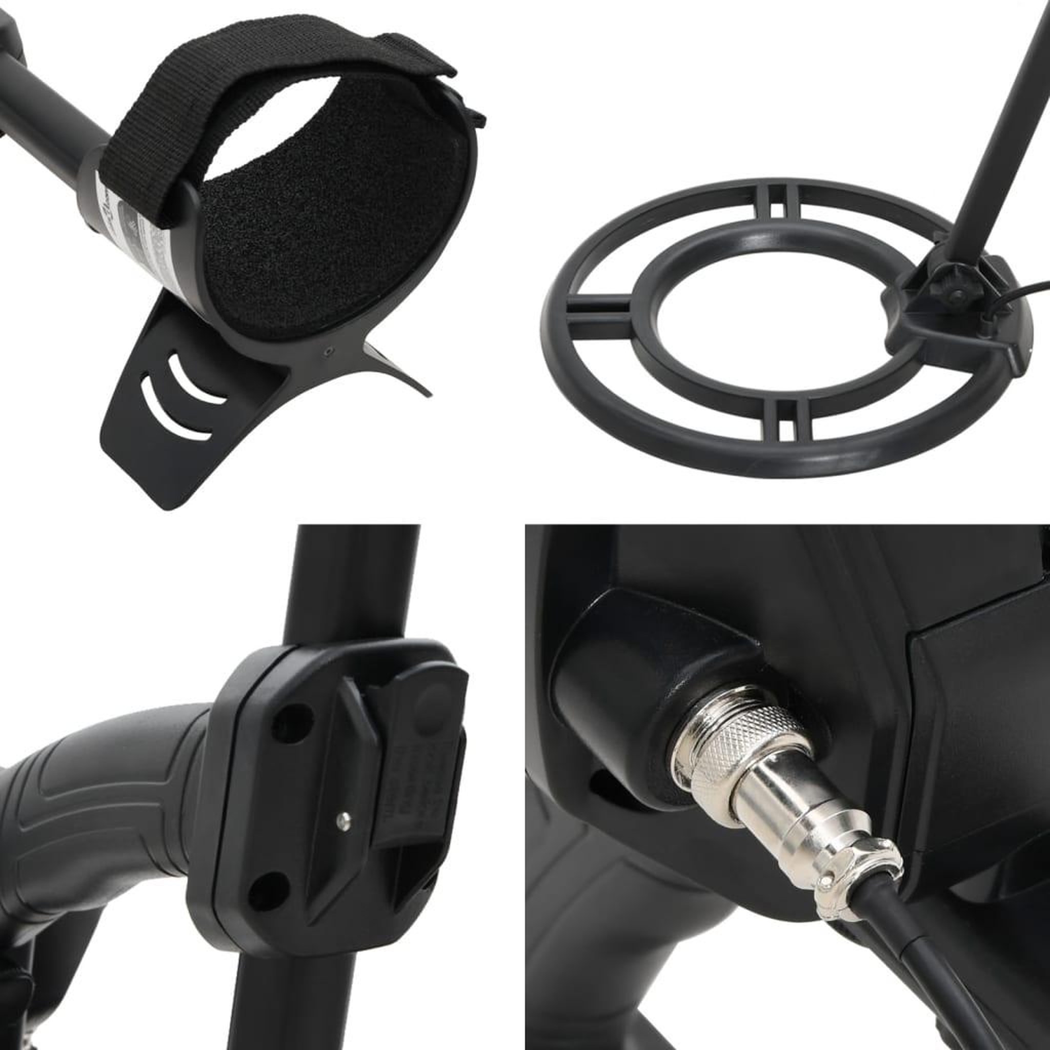 Voir la diapositive 5 : VIDAXL Detecteur metaux reglage automatique profondeur recherche 18 cm