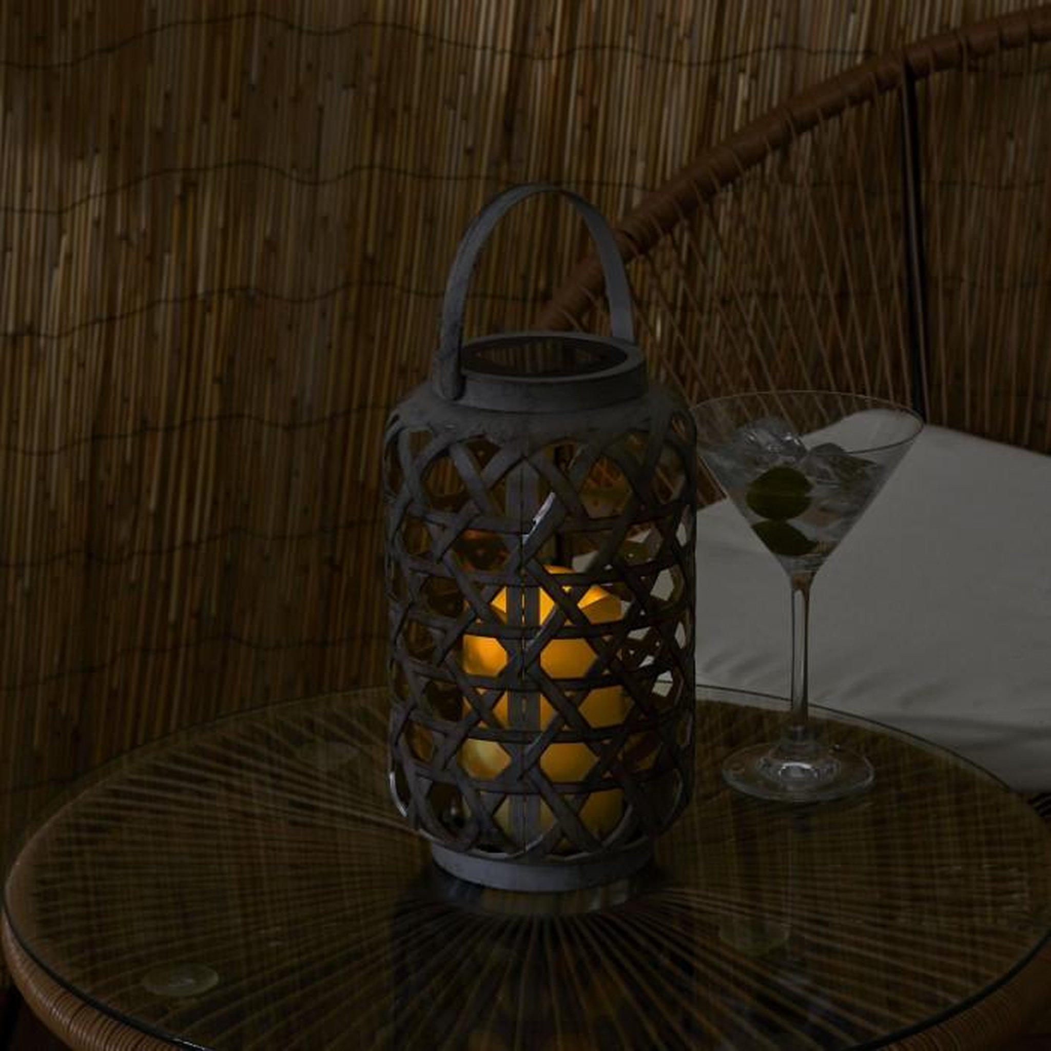 Voir la diapositive 6 : Paris Prix Lampe Solaire Extérieur  Effet Bougie  24cm Marron