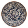 Voir la diapositive 1 : SECRET DE GOURMET Lot de 6 Assiettes Creuses en Céramique  Inès  20cm Bleu