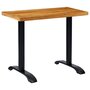 Voir la diapositive 2 : VIDAXL Pieds de table de bistro 2 pcs noir 61x8x72 cm fonte