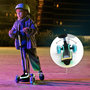 Voir la diapositive 6 : KINDERKRAFT Trottinette Kinderkraft RAKET UP 2-en-1 avec siège réglable, roues RGB LED, plateau lumineux, pliable dès bébé, Bleu