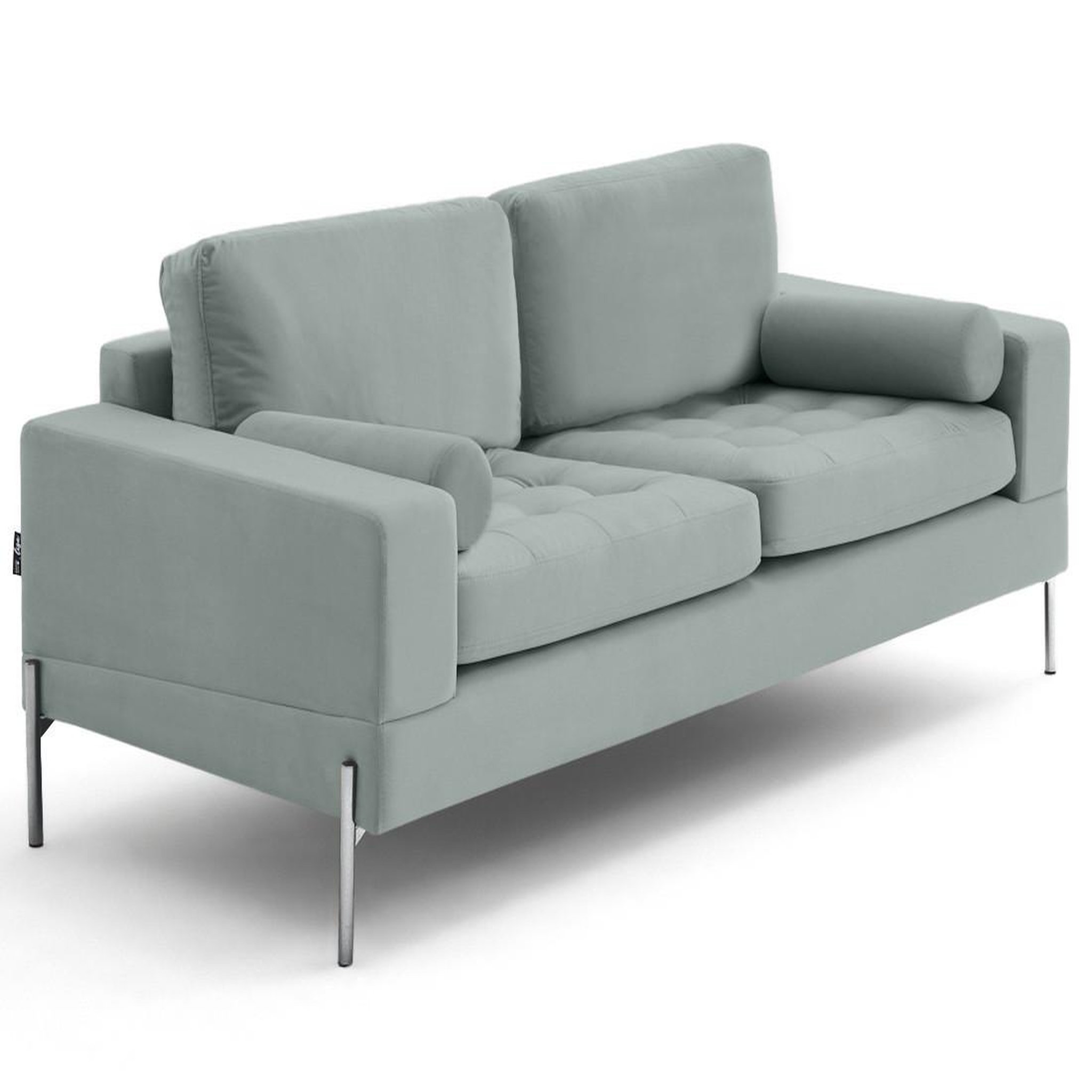 Voir la diapositive 4 : LISA DESIGN Isaure - canapé droit 3 places en velours