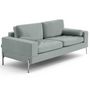 Voir la diapositive 4 : LISA DESIGN Isaure - canapé droit 3 places en velours