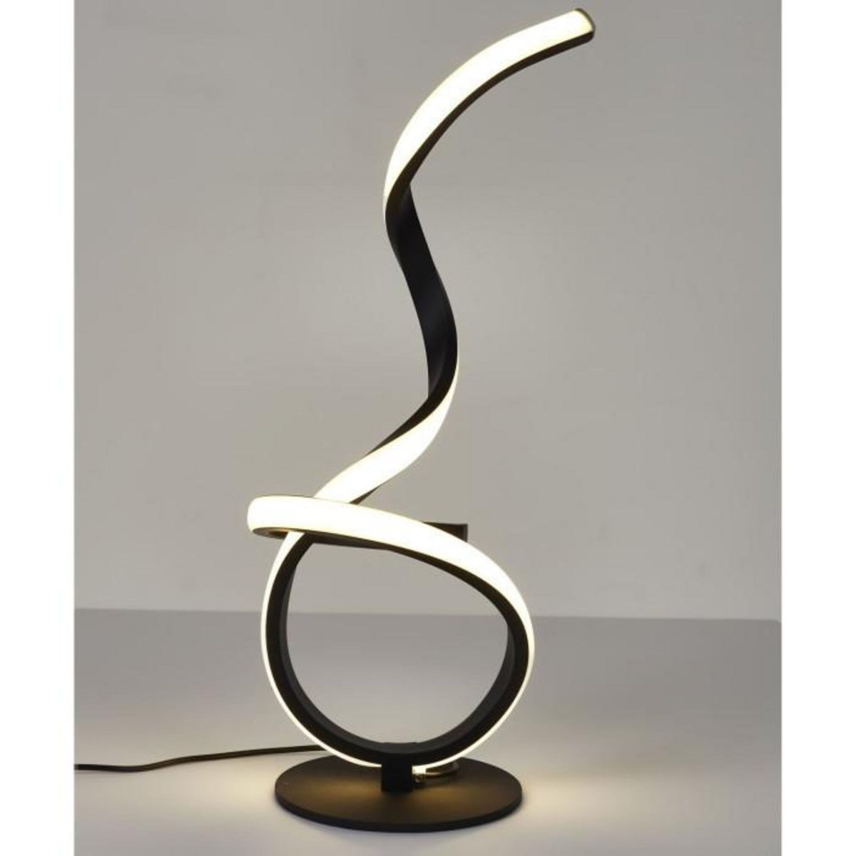 Paris Prix Lampe à Poser à LED Design  Lounge  46cm Noir