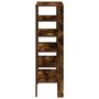 Voir la diapositive 5 : VIDAXL Etagere a chaussures chene fume 61x32x105 cm bois d'ingenierie