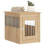 Voir la diapositive 4 : VIDAXL Meuble de cage pour chiens chene sonoma 55x75x65 cm
