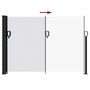 Voir la diapositive 5 : VIDAXL Auvent lateral retractable blanc 140x600 cm