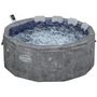 Voir la diapositive 3 : BESTWAY Spa gonflable BESTWAY - Lay-Z-Spa Carrara - 140 airjets - 170 x 65 cm - 4 a 6 places - Rond (couverture, cartouche, 4 appuie-tet