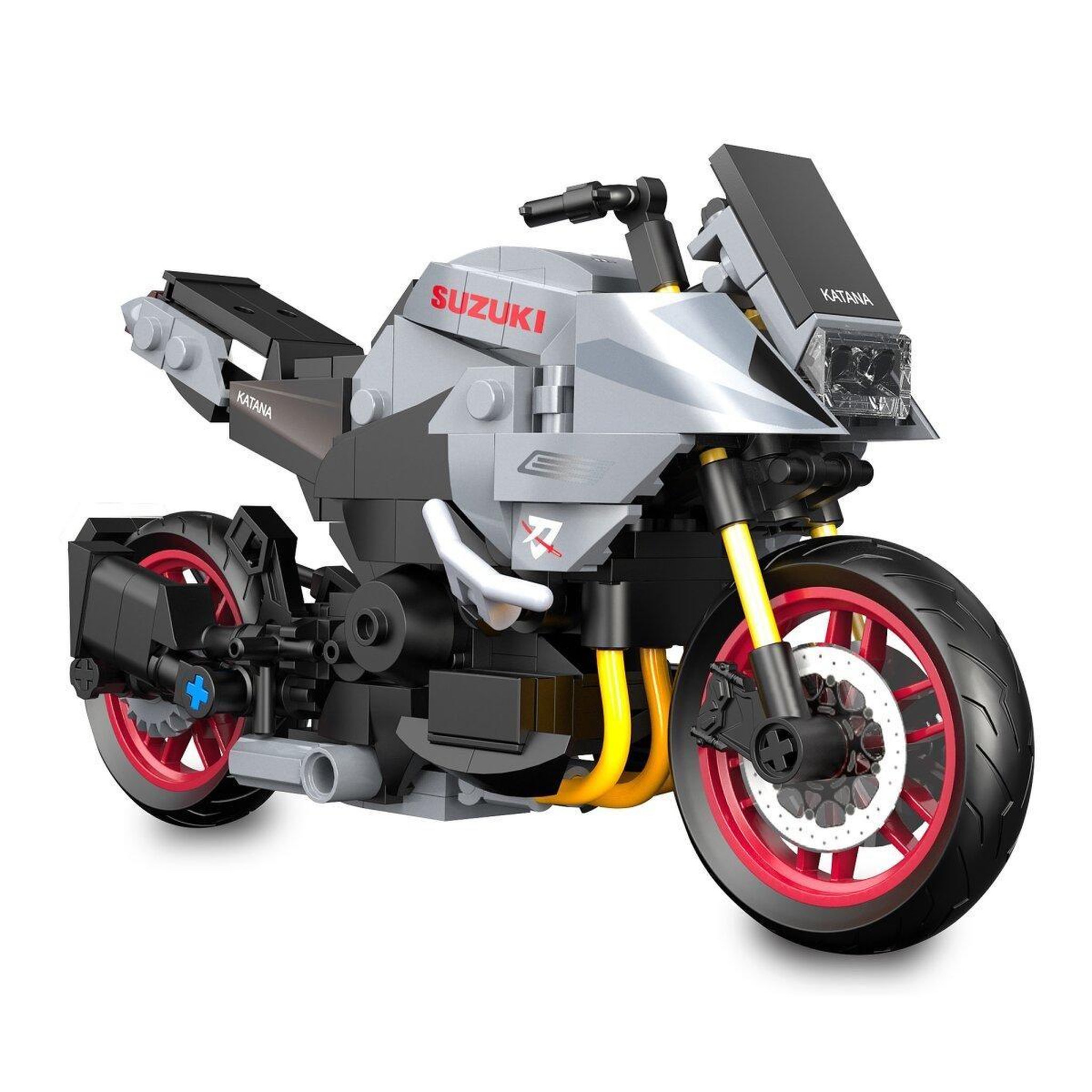 Voir la diapositive 3 : Jamara Cada suzuki katana 1:12 gris bricks