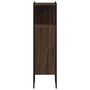 Voir la diapositive 5 : VIDAXL Armoire de salle de bain chene marron 33x33x120,5 cm