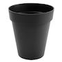 Voir la diapositive 2 : Eda Pot de fleur rond Toscane Ø 40 x H.32 cm - Anthracite - Eda