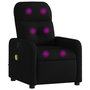 Voir la diapositive 2 : VIDAXL Fauteuil de massage inclinable Noir Tissu