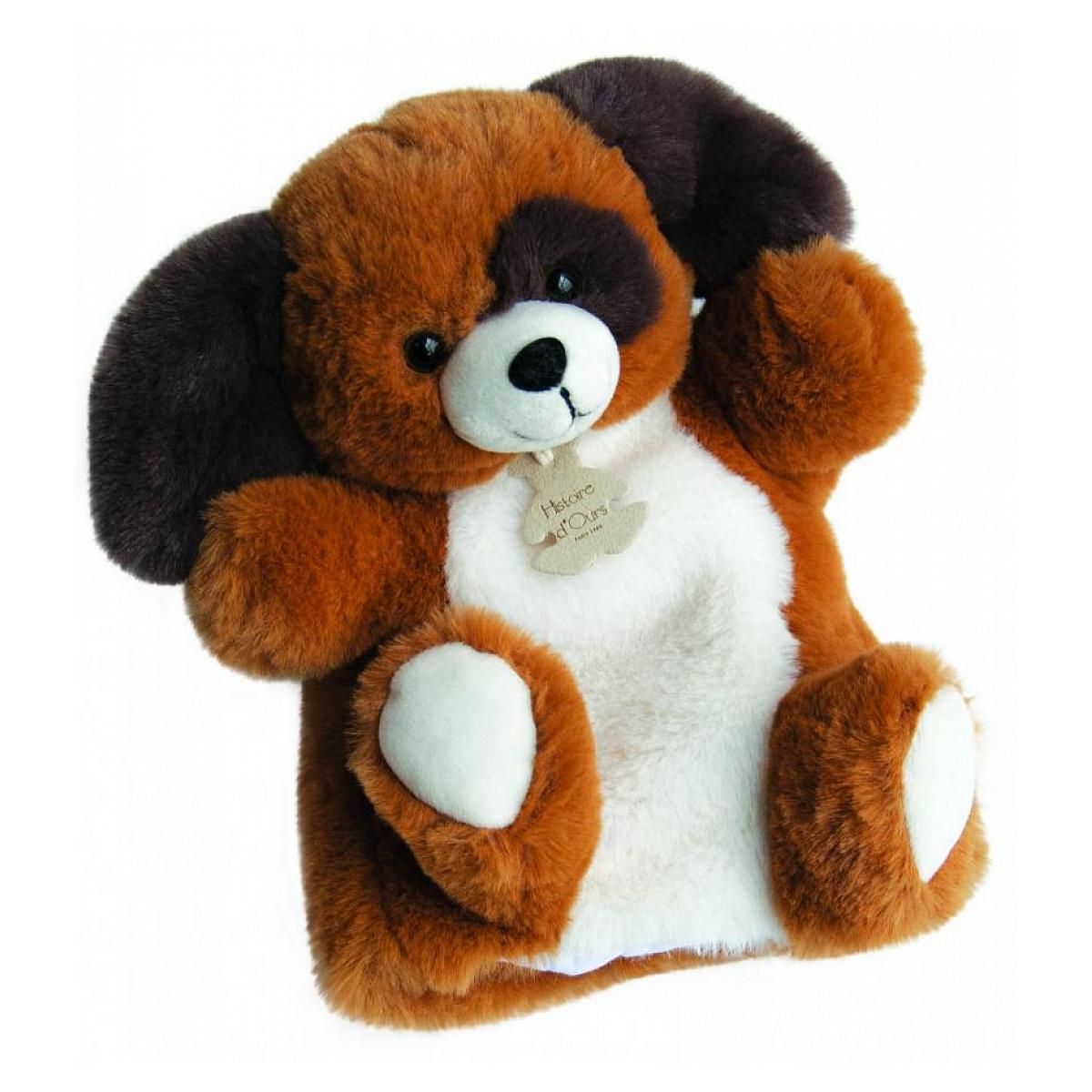 Histoire D'Ours Marionnette a main doudou - chien