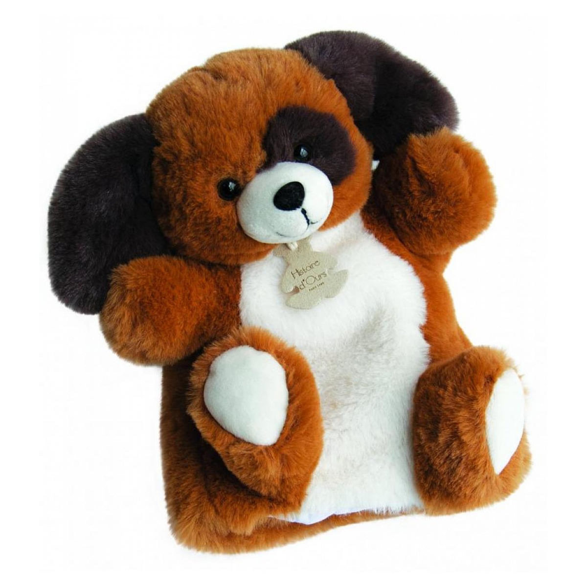 Histoire D'Ours Marionnette a main doudou - chien