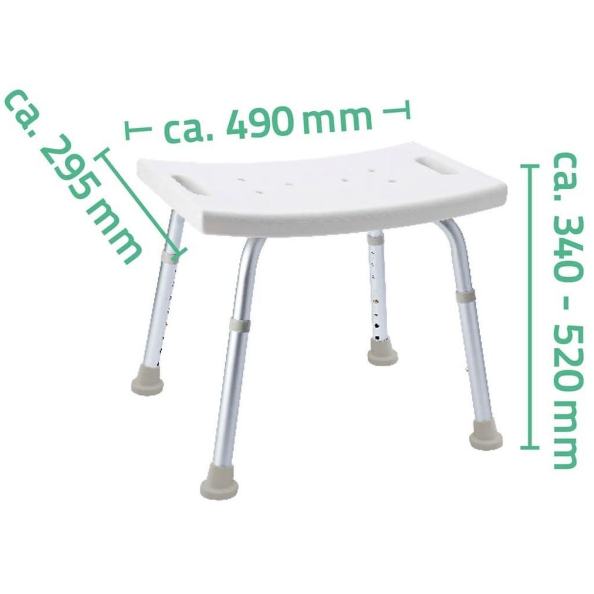 RIDDER RIDDER Tabouret de baignoire Blanc 150 kg A00601101