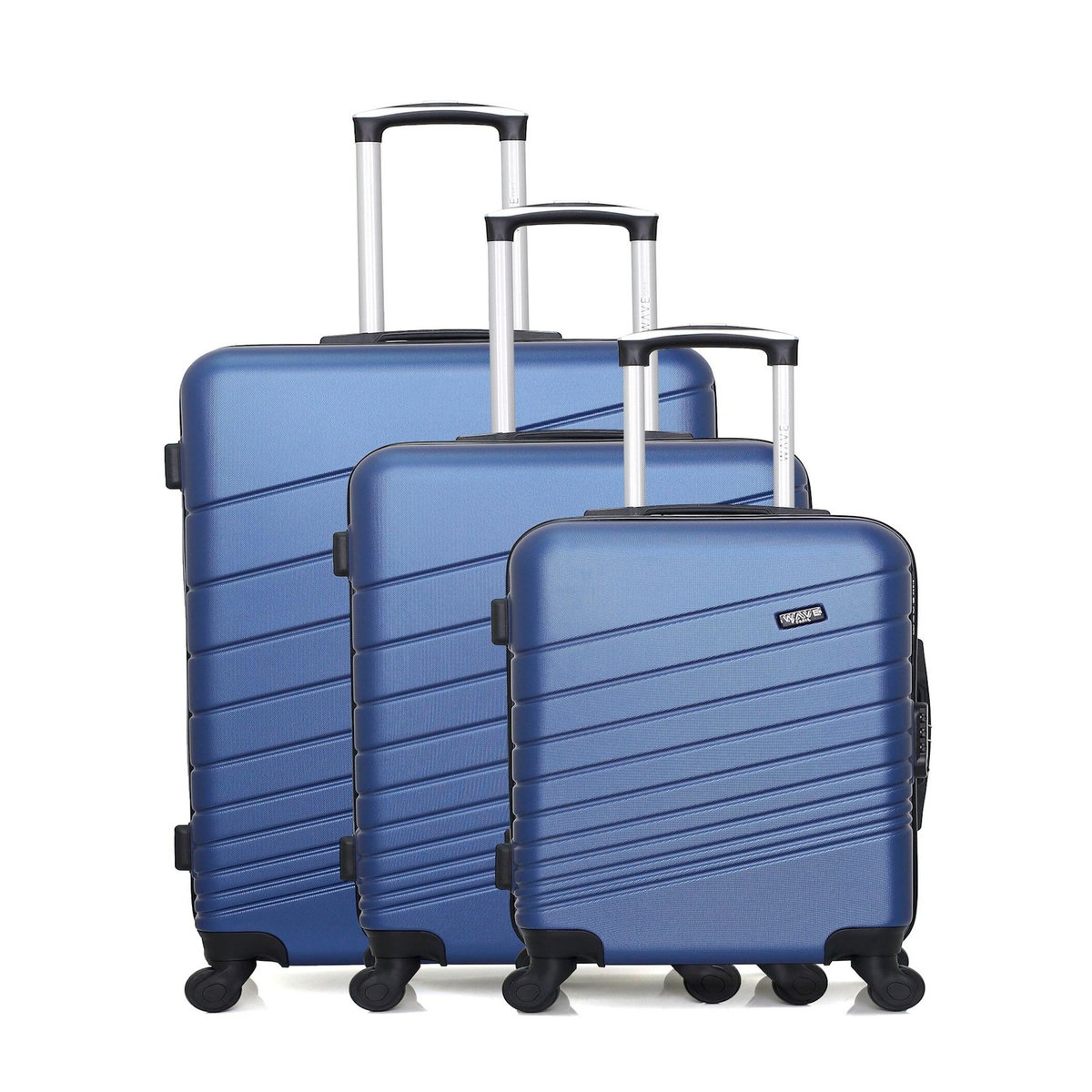 WAVE PARIS WAVE PARIS - Set de 3 Valises TIGRE 75 cm 4 Roues