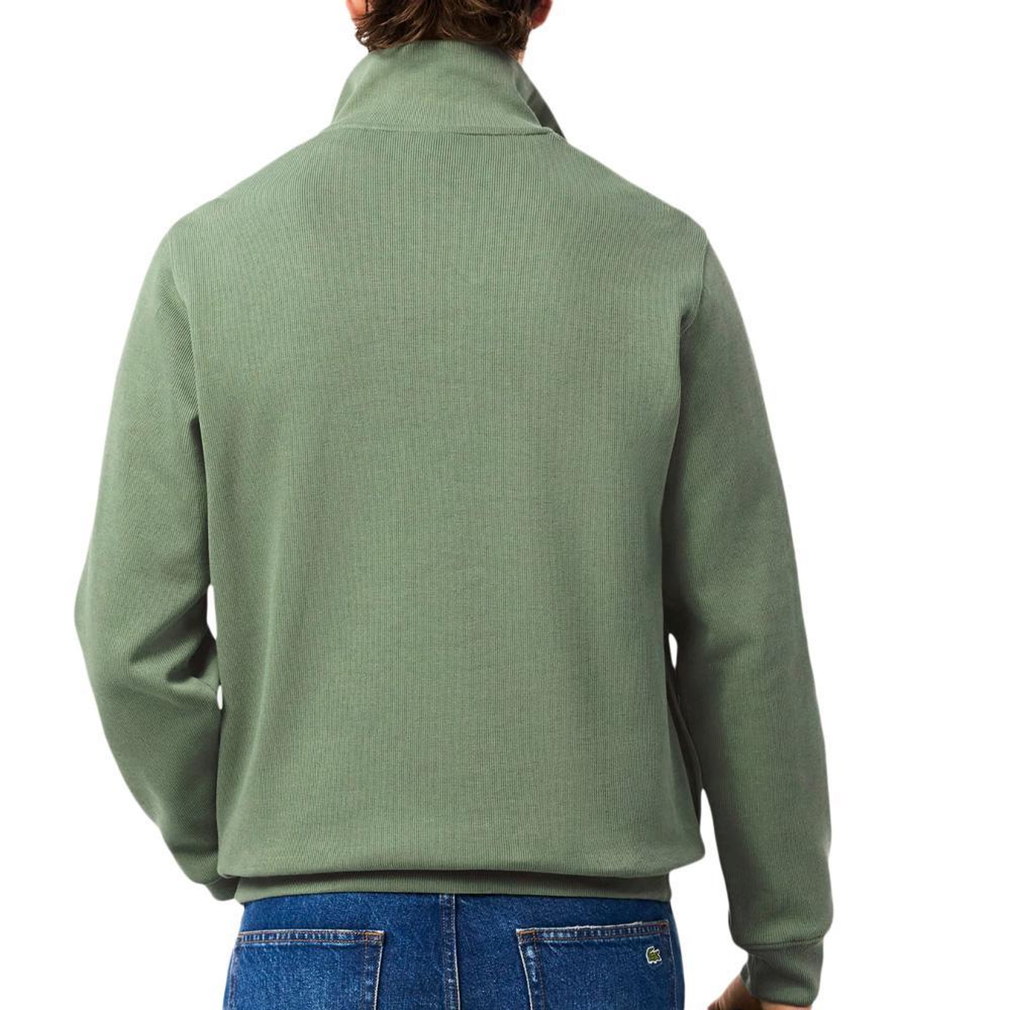 Voir la diapositive 4 : Lacoste Sweat vert homme lacoste sh1927