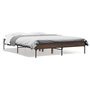 Voir la diapositive 2 : VIDAXL Cadre de lit sans matelas chene marron 135x190 cm