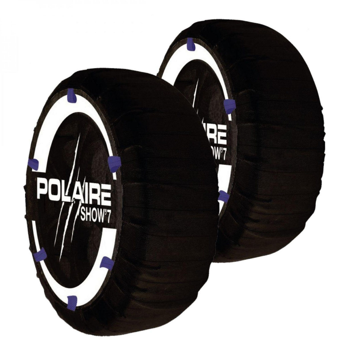 POLAIRE Chaussettes à neige, chaînes textile pour voiture - SHOW' 7 - S52