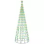 VIDAXL Arbre de Noël cone 732 LED Colorees 160x500 cm