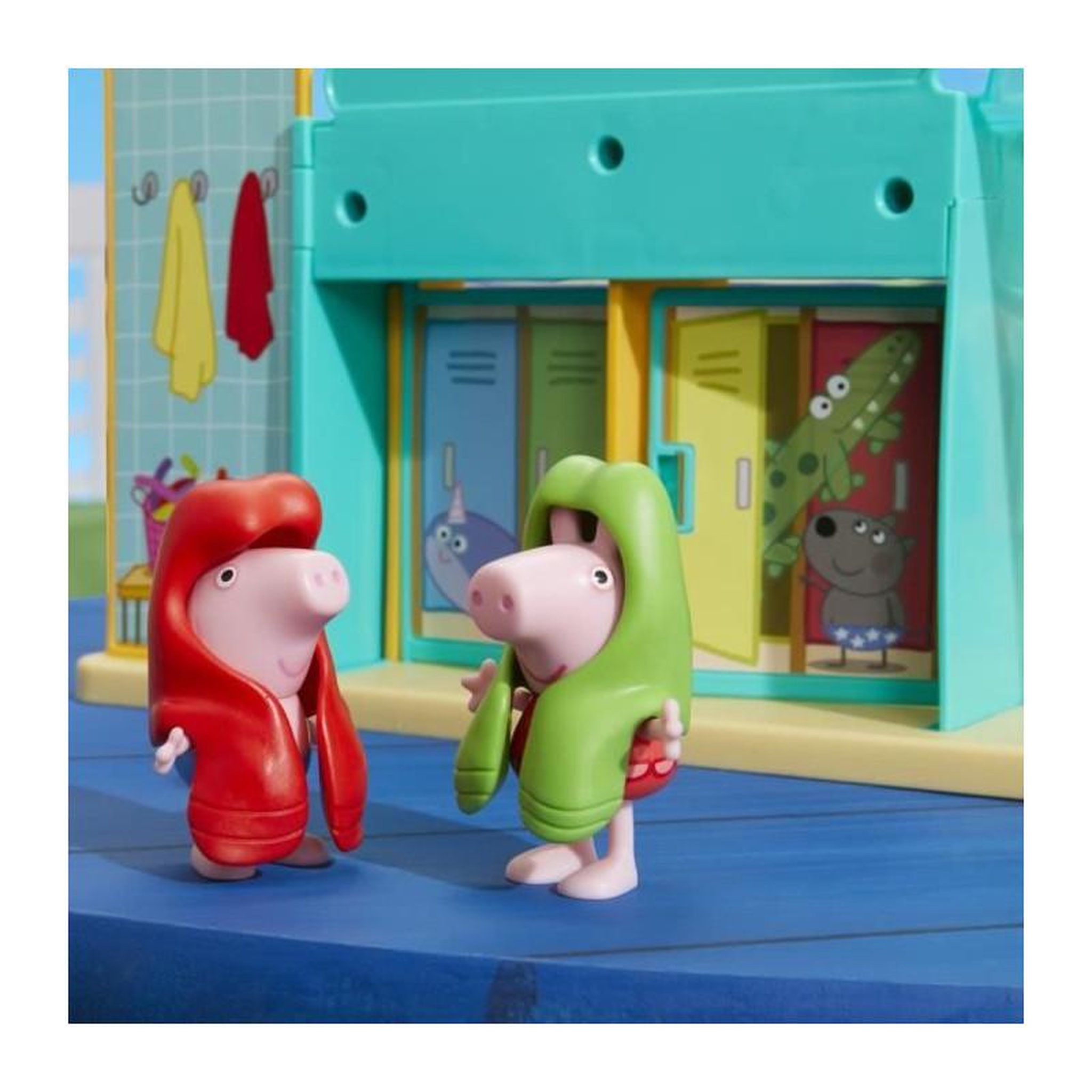 Voir la diapositive 3 : Peppa Pig Peppa Pig Le parc aquatique de Peppa, coffret avec 2 figurines et 15 accessoires, jouet pour enfants, des 3 ans