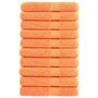 Voir la diapositive 1 : VIDAXL Serviettes de qualité supérieure SOLUND 10 pcs orange 600 g m²