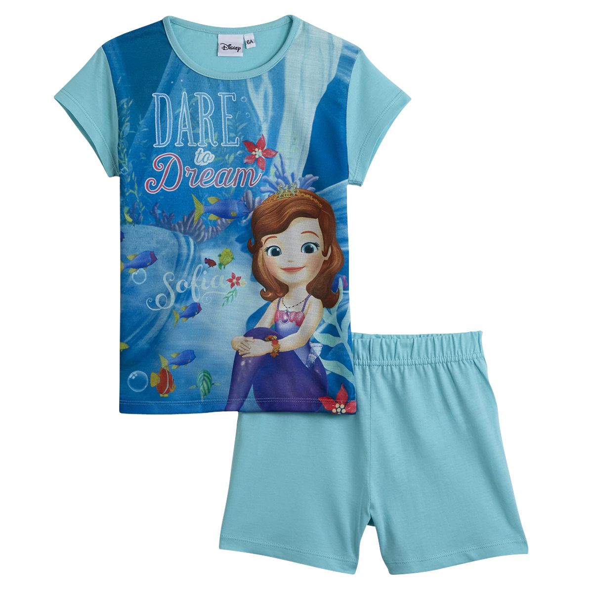Princesse Sofia Pyjashort fille du 2 au 8 ans